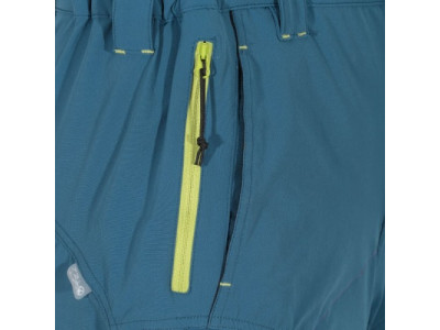 Pantaloni scurți Polaris Discovery cu bretele, albastru/galben