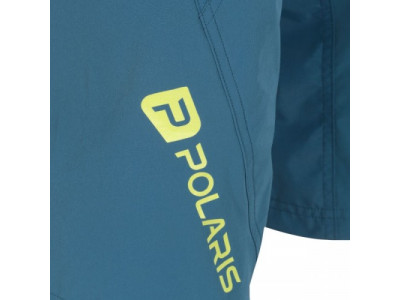 Polaris Discovery rövidnadrág nadrágtartóval, kék/sárga
