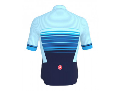 Niebieska koszulka rowerowa męska Castelli Squadra A019, zaprojektowana gościnnie