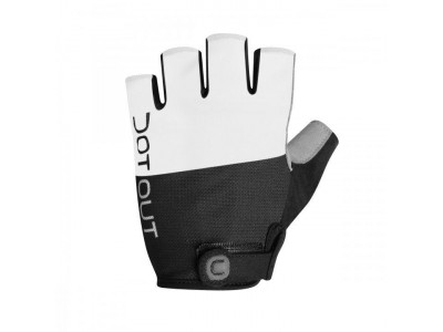 Dotout Pin gloves, white/black
