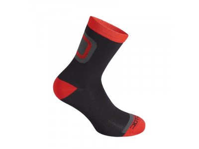 Dotout Logo Sock ponožky, čierna/červená