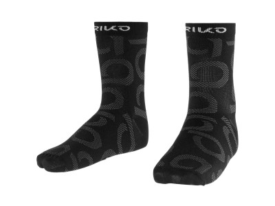 Briko MEDIUM SOCKS 13 cm cyklistické ponožky čierna