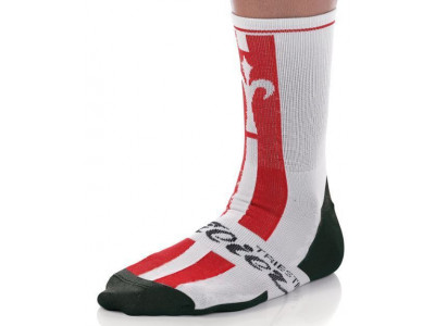 Ponožky Wilier Cento1, bílo-červené