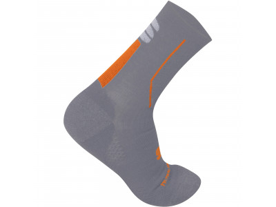 Sportful MERINO WOOL 18 ponožky, šedé/oranžové