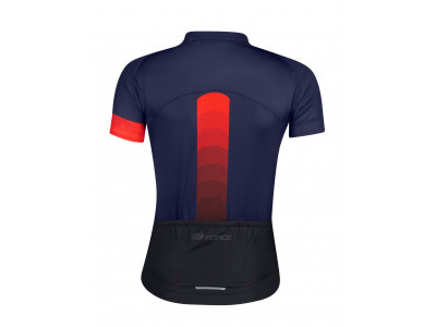 Damska koszulka rowerowa FORCE Ascent w kolorze niebiesko-czerwonym