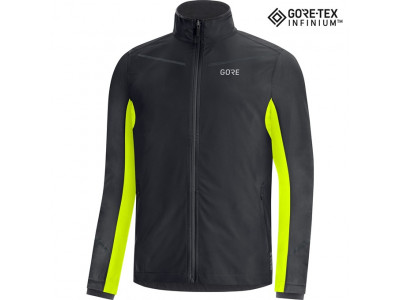 Jachetă GOREWEAR R3 GTX Infinium Partial Jacket negru/galben