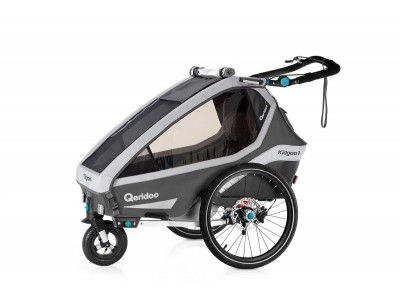 Qeridoo Wheelchair Kidgoo1 Sport - Anthracite Gray, model 2021