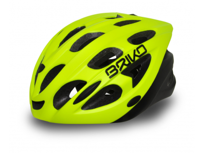 Briko bicycle helmet QUARTER 18-yellow-M (54-58)