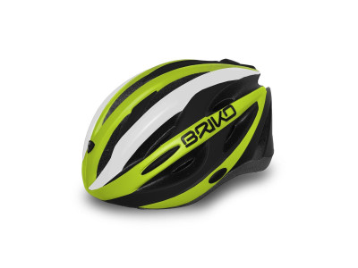 Briko cycling helmet SHIRE - black-yellow-M (54-58)