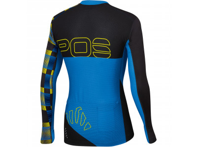 Karpos JUMP jersey with long sleeves blue/black/fluo yellow
