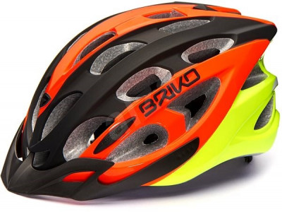 Briko cycling helmet QUARTER -orange-L (59-61)