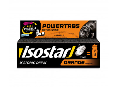 Isostar Powertabs effervescent tablets 120g orange
