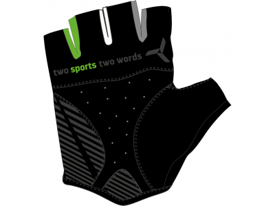 Mănuși pentru copii SILVINI Team CA1818 negre/verzi