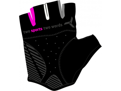 SILVINI Team CA1818 black/pink dětské rukavice