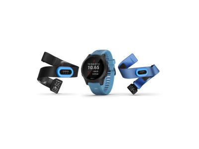 Garmin Forerunner 945 Blue &amp; Slate Tri-Bundle sportovní hodinky