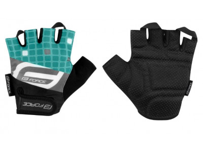 Force gloves SQUARE, turquoise