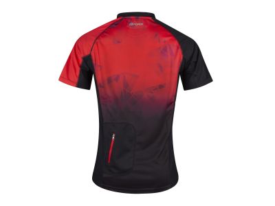 FORCE Core koszulka rowerowa, czerwona/czarna