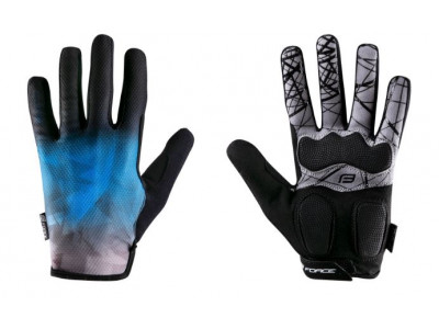 Force Core unisex MTB rukavice modrá 