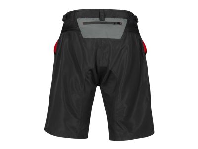 FORCE Downhill MTB Shorts, schwarz/grau