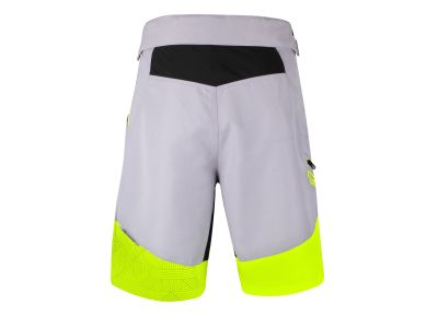 FORCE Storm shorts with liner, grey/fluo