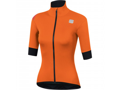Sportos FIANDRE LIGHT NORAIN női kabát rövid bilinccsel, narancssárga