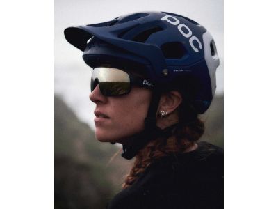 POC Tectal Race SPIN Helm, Bleiblau/Wasserstoffweiß Matt