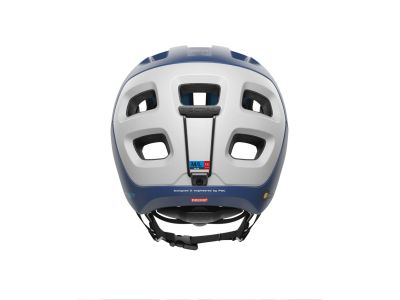POC Tectal Race SPIN helmet, Lead Blue/Hydrogen White Matt