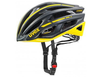 uvex Race 5 Helm schwarz matt/gelb