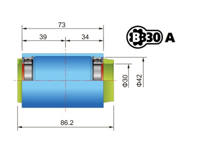 FSA adaptér BB386/BB30 pro PF30A/BB30A Cannondale EL214