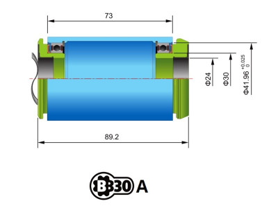 FSA-Adapter für BB-30A/PF30A-Rahmen und MegaExo NBD-Kurbeln