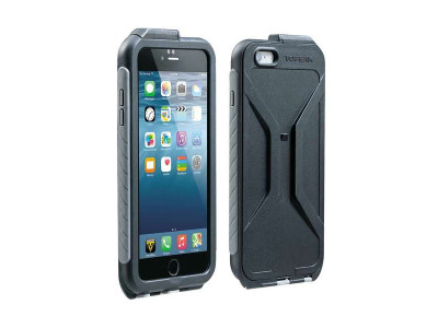 Topeak pouzdro WEATHERPROOF RIDE CASE (iPhone 6 plus) černo-šedé (s držákem)