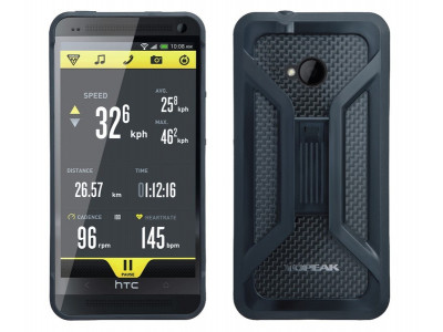 Topeak case with RIDE CASE holder (New HTC One) black