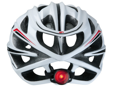 Topeak rear light TAIL LUX on the helmet