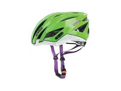 uvex Ultraschall Race Helm grün/weiß