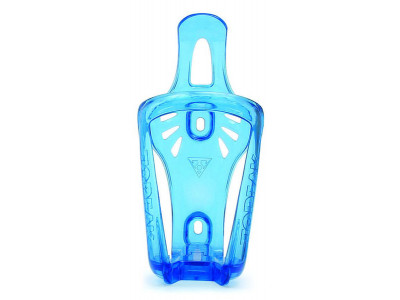 Topeak košík na láhev MONO CAGE CX transparent-modrý
