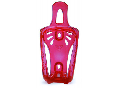 Topeak košík na fľašu MONO CAGE CX transparent-červený