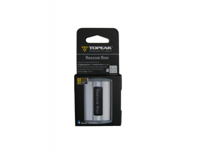Topeak adhesive set RESCUE BOX silver