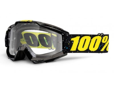 100% Accuri Skylar MX-Brille schwarz-gelb