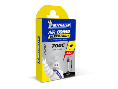 Michelin tube Aircomp Ultralight 700x18-25c FV60
