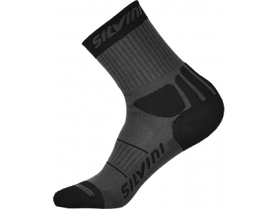 SILVINI Vallonga zimné ponožky sivá-čierna