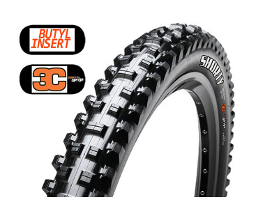 Maxxis Shorty 27.5x2.40&quot; DH 3C Maxx Grip tire wire