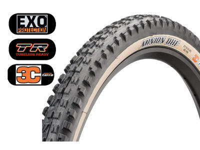 Maxxis Minion DHF 27.5x2.30&quot; EXO 3C MaxxTerra tire, TR, kevlar, tanwall
