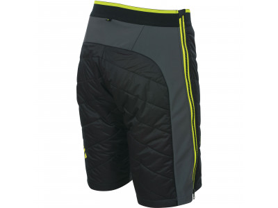 Pantaloni scurți de top Karpos ALAGNA, negru/galben fluo