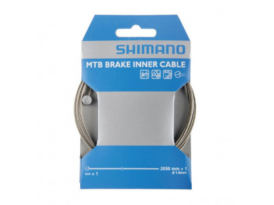 Shimano brake cable MTB 1,6x2050mm stainless steel packed