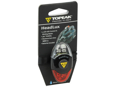Topeak light combined HEADLUX on the helmet