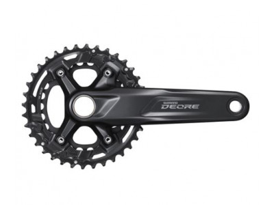 Shimano Deore FC-M4100 center 175 mm, 2x10, 36/26z., two-piece without bearings, black