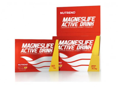 NUTREND Magneslife Active Drink owijka 10 rzędów po 15 g cytryna