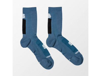 Sportful MERINO WOOL 18 ponožky, modrá/čierna