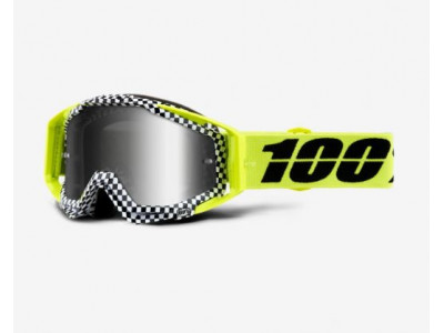 100% Raceraft Goggle Andre MTB okuliare Mirror Silver Lens