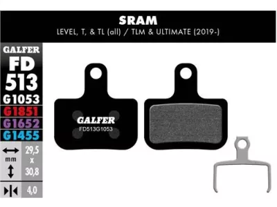 Galfer FD513 G1053 Standard brake pads, organic
